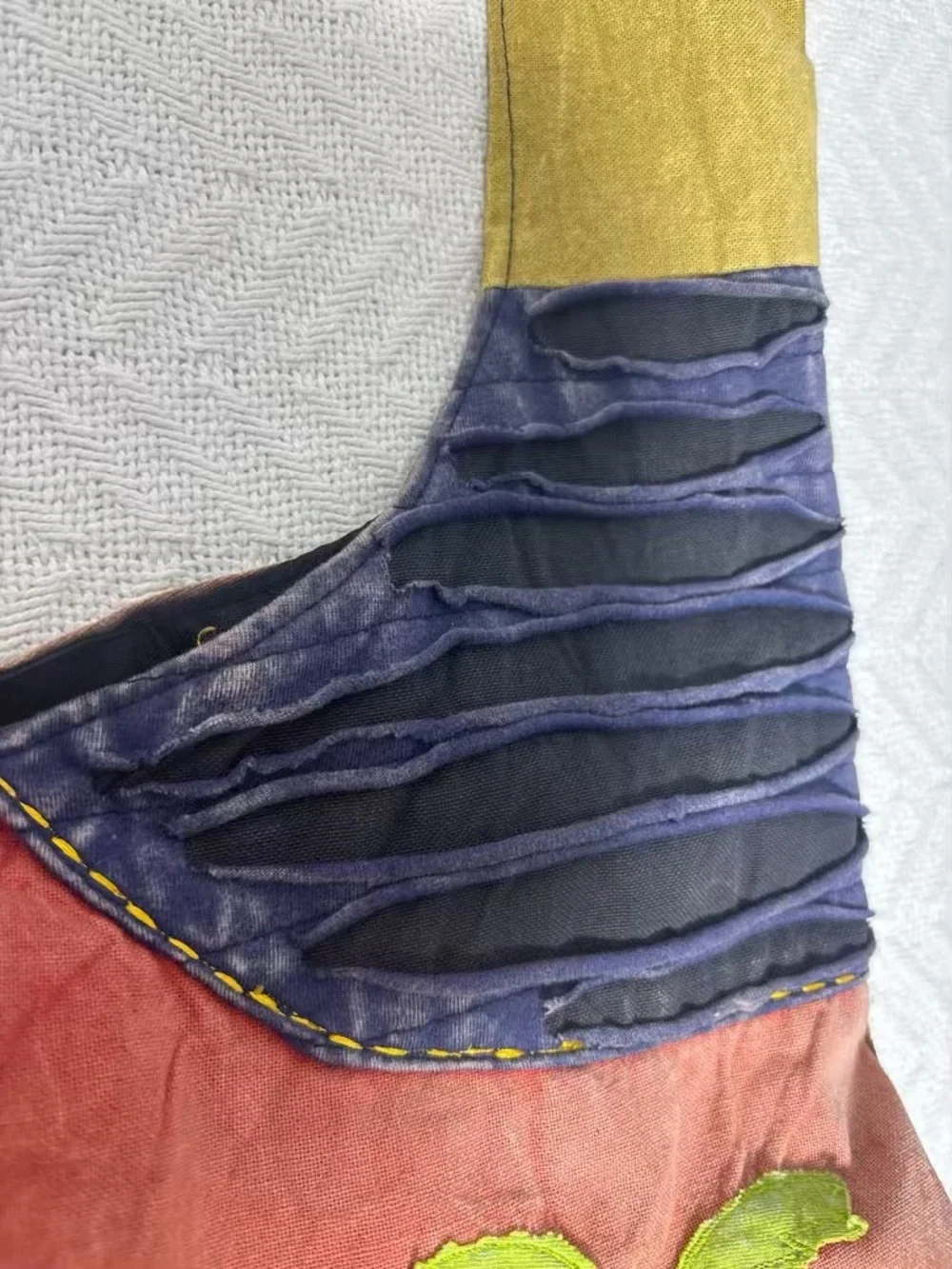 Rising International Hawaii Patchwork Boho Hippie Sling Shoulder Crescent Bag
